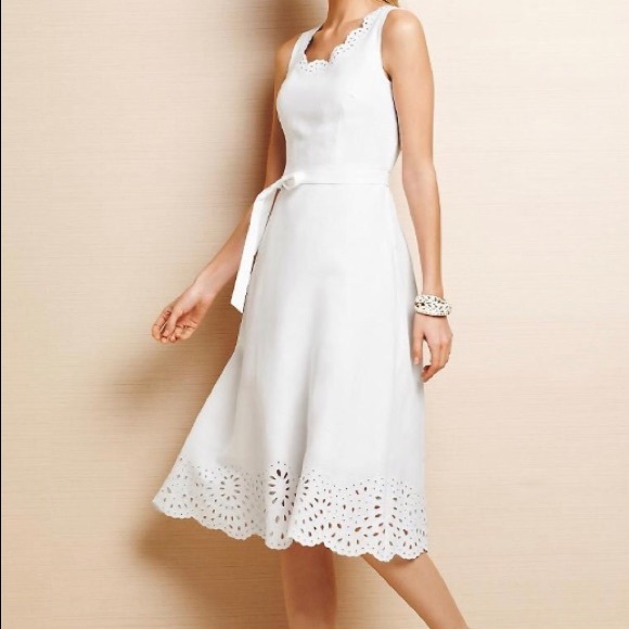 Talbots Dresses & Skirts - Talbots linen eyelet dress